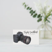 Carte de visite vidéo caméra vintage (Debout devant)