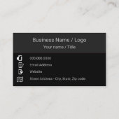 Carte De Visite Vidéo Photo Drone (Dos)