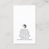 Carte De Visite Vidéographe Arts visuels Monogramme (Dos)