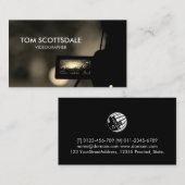 Carte De Visite Vidéographe Production vidéo (Devant / Derrière)