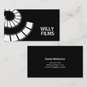 Carte De Visite Vidéographe réalisateur de films (Devant / Derrière)