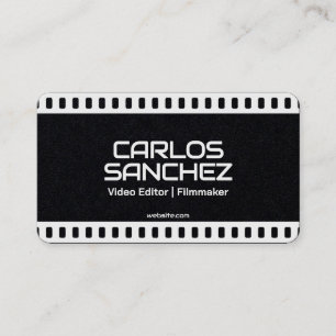 Carte De Visite 🎞️ Vidéographe réalisateur personnalisé QR