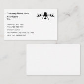 Carte De Visite Vidéographie de la photographie des drones aériens (Devant / Derrière)