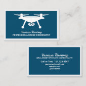 Carte De Visite Vidéographie des drones aériens (Devant / Derrière)