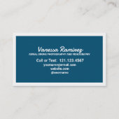 Carte De Visite Vidéographie des drones aériens (Dos)