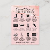 Carte De Visite Vider l'icône des soins postérieurs de l'agate ros (Devant)