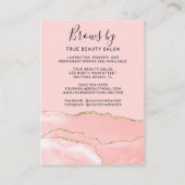 Carte De Visite Vider l'icône des soins postérieurs de l'agate ros (Dos)