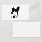 Carte De Visite vie inu shiba (Devant / Derrière)