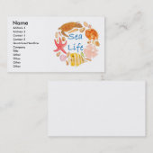 Carte De Visite Vie marine (Devant / Derrière)