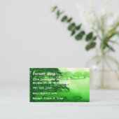 Carte De Visite Vie verte (Debout devant)