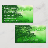 Carte De Visite Vie verte (Devant / Derrière)
