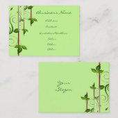 Carte De Visite Vie verte (Devant / Derrière)