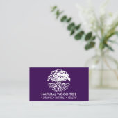 Carte De Visite Vie violette de l'arbre (Debout devant)
