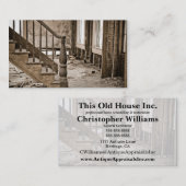 Carte De Visite Vieille Chambre transformant la restauration (Devant / Derrière)