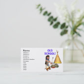 Carte De Visite Vieille école (Debout devant)