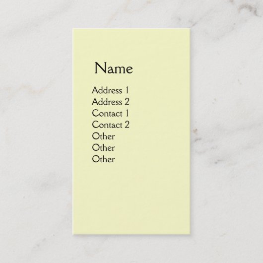 Carte De Visite Vieille ferme en Chianti / Paysage toscane (Devant)