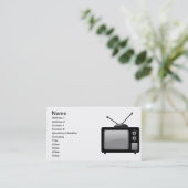 Carte De Visite Vieille télévision vintage (Debout devant)