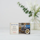 Carte De Visite Vieille voiture classique (Debout devant)