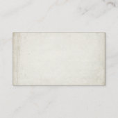 Carte De Visite Vieille voiture classique (Dos)