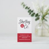 Carte de visite vierge (Debout devant)