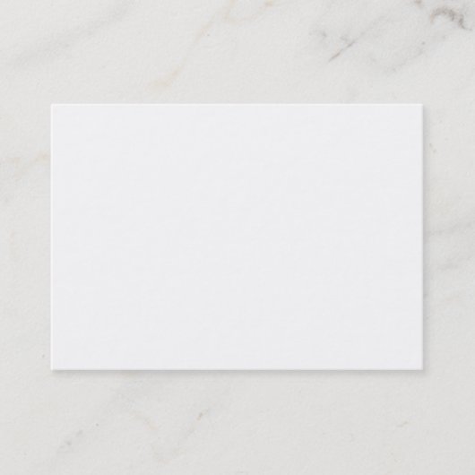 Carte de visite vierge - blanc potelé (Devant)