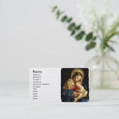 Carte De Visite Vierge et Enfant Jésus - Sassoferrato (Debout devant)