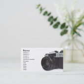 Carte De Visite Vieux appareil (Debout devant)