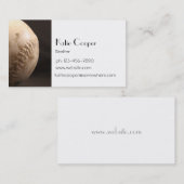 Carte De Visite Vieux baseball (Devant / Derrière)