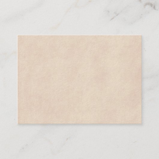 Carte De Visite Vieux blanc de papier de modèle de parchemin (Devant)