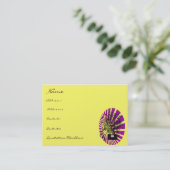 Carte De Visite Vieux BoomBox Shock-Musical Notes Tournes (Debout devant)