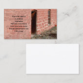 Carte de visite Vieux briques (Devant / Derrière)