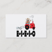 Carte De Visite vieux caricature macdonald eieio (Dos)