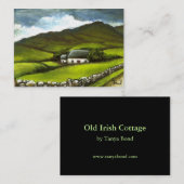 Carte De Visite Vieux cottage irlandais (Devant / Derrière)