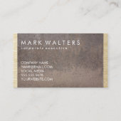 Carte De Visite Vieux métal rouillé | Bois (Dos)