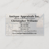 Carte De Visite Vieux meubles antiques abandonnés (Dos)