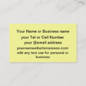 Carte De Visite Vieux mur de briques blanc avec des recoins et des (Dos)