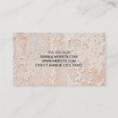 Carte De Visite Vieux mur texturé (Dos)