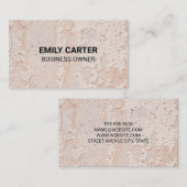 Carte De Visite Vieux mur texturé (Devant / Derrière)