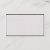 Carte De Visite Vieux nombre 9 (Dos)