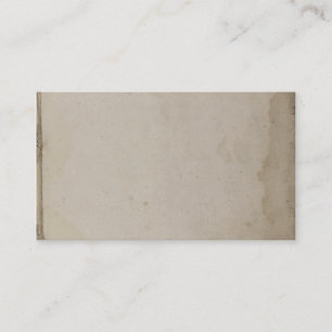 Carte De Visite Vieux papier d'emballage souillé sale