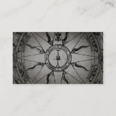 Carte De Visite Vieux rose de boussole (Dos)