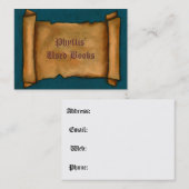 Carte De Visite Vieux rouleau :  Vous complétez : Affaires ou (Devant / Derrière)