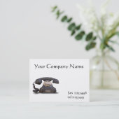 Carte De Visite vieux téléphone (Debout devant)