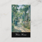 CARTE DE VISITE VIEUX VIGNOBLE VIGNOBLE RÉCOLTE VIN FÊTE DE DÉGUST (Dos)