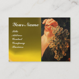 CARTE DE VISITE VIGNE DE VIEUX CÉRÉALES, SCEAU DE CIRE ROUGE