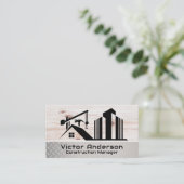 Carte De Visite Vignée de construction | Propriétés commerciales (Debout devant)