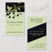 Carte De Visite Vignerie (Devant / Derrière)