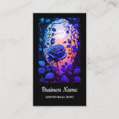 Carte De Visite Vignes Roses bleues 3 (Devant)