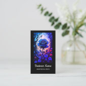 Carte De Visite Vignes Roses bleues 4 (Debout devant)