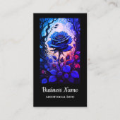 Carte De Visite Vignes Roses bleues 4 (Devant)